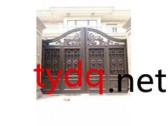 无锡铝艺铝合金大门 铸铝阳台护栏 楼梯扶手图3