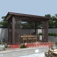 中式庭院凉亭