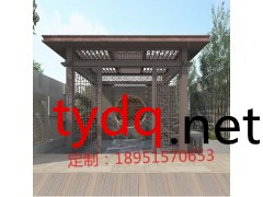 小区铁艺中式凉亭图3