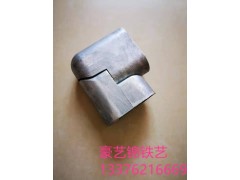 铝艺材料配件/平板弯三通图3