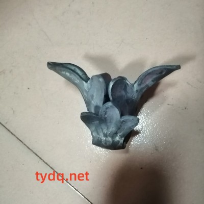 铁艺配件 楼梯大门围栏装饰花 锻打花叶