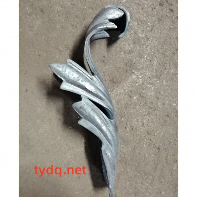 铁艺配件 楼梯大门围栏装饰花 锻打花叶