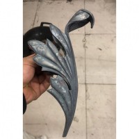 铁艺配件 楼梯大门围栏装饰花 锻打花叶