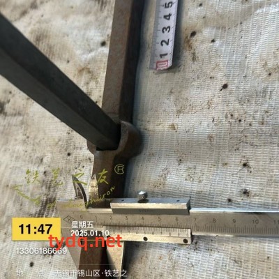 铁艺穿孔材料厂家批发-铁艺方钢穿孔材料图2