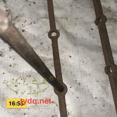 铁艺穿孔圆钢材料批发厂家图3