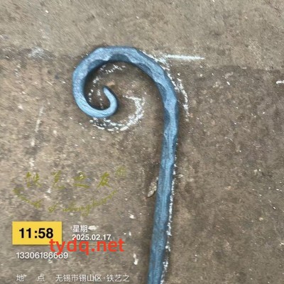 铁艺护栏扶手弯花立柱配件材料厂家图3