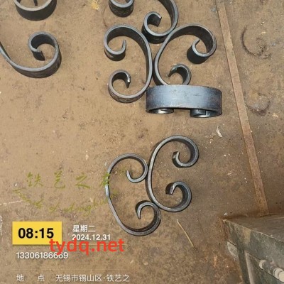 铁艺护栏大门配件-c型花图3