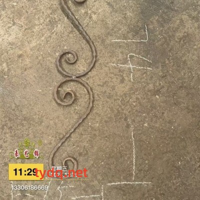 铁艺大门护栏配件-S型花图4