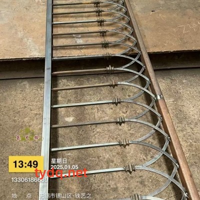 铁艺护栏/阳台护栏/欧式别墅室内楼梯扶手栏杆-厂家定制图7