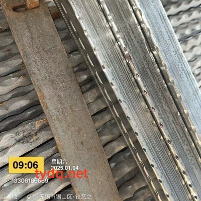 铁艺材料批发厂家-压花方管图3