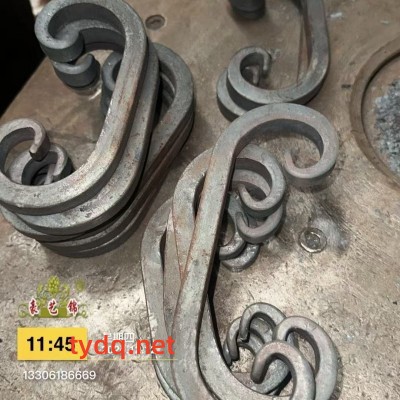 铁艺大门护栏配件-C型花图4