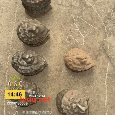 铁艺配件厂家批发-花叶柱头（多款）图4