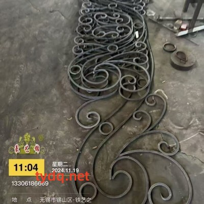 铁艺大门配件-铁艺花盘图1