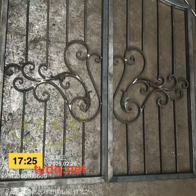 铁艺花架廊架小门-铁艺拱形门装饰图6